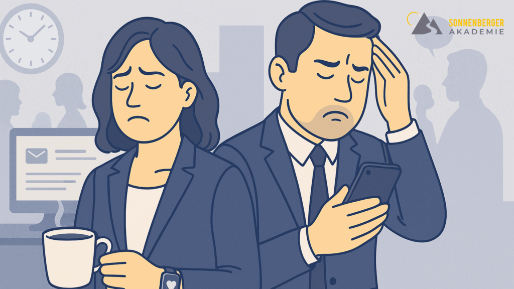 Schneller Espresso, volle Inbox, leerer Akku – Alltag einer Führungskraft