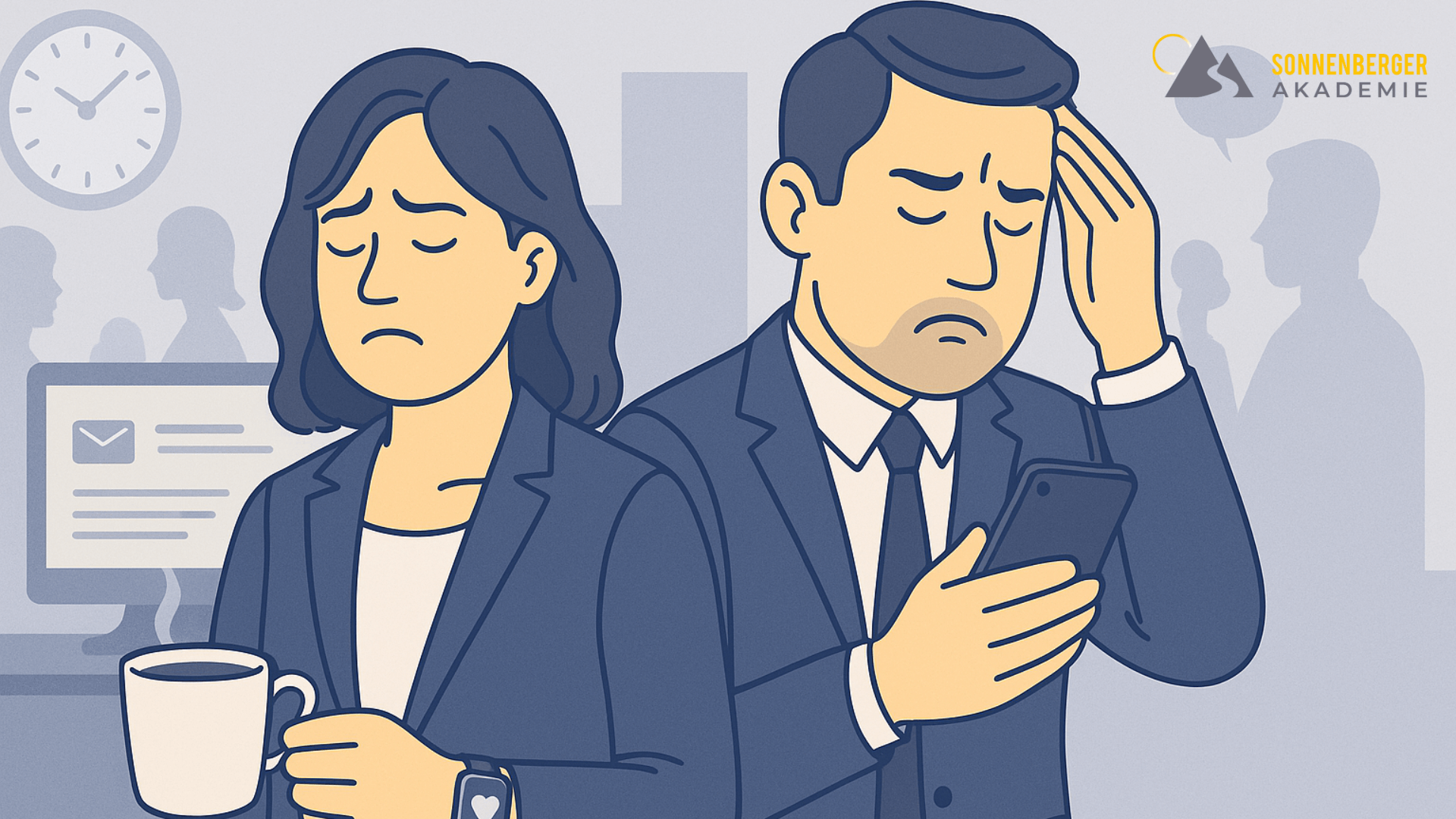 Schneller Espresso, volle Inbox, leerer Akku – Alltag einer Führungskraft